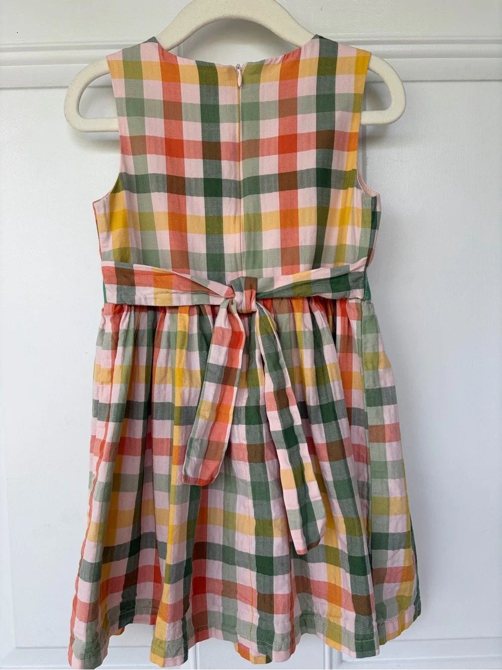 •Bonnie Jean• Girls Sleeveless Plaid Dress - Size 3T